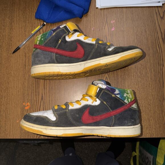 Size 12 - Nike Dunk Pro SB Mid Tie Dye